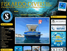 Tablet Screenshot of fiskardo-divers.com